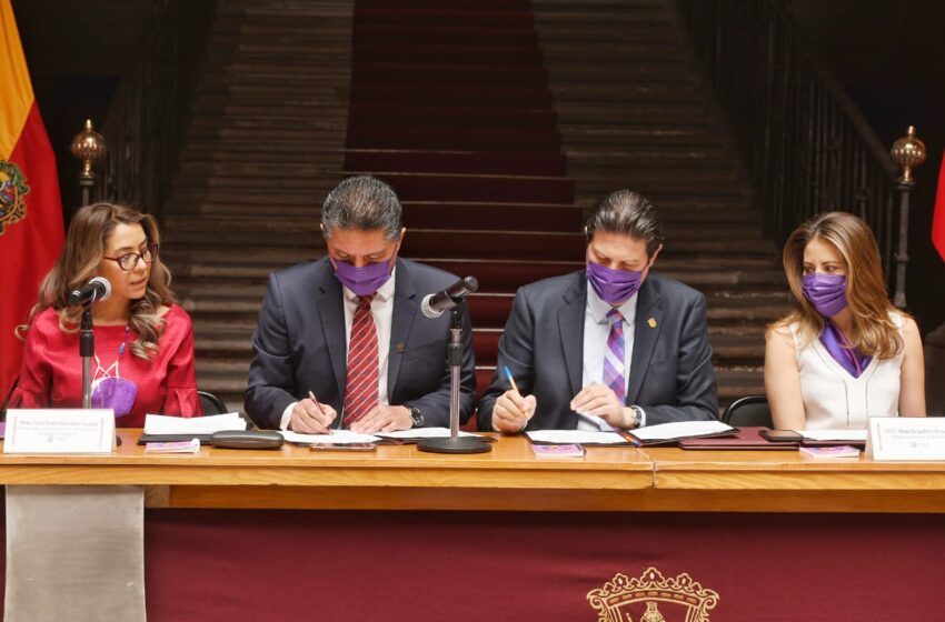  UMSNH y Ayuntamiento de Morelia signan convenio en materia de perspectiva de género