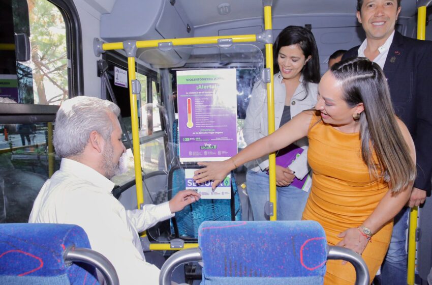  Presenta Gobierno de Michoacán, Programa de Prevención y Atención de la Violencia contra Mujeres en el Transporte Público