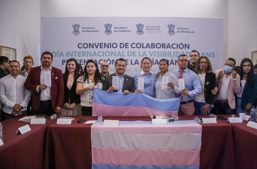  Presentan guía rápida para facilitar trámite de cambio de identidad de género en Michoacán
