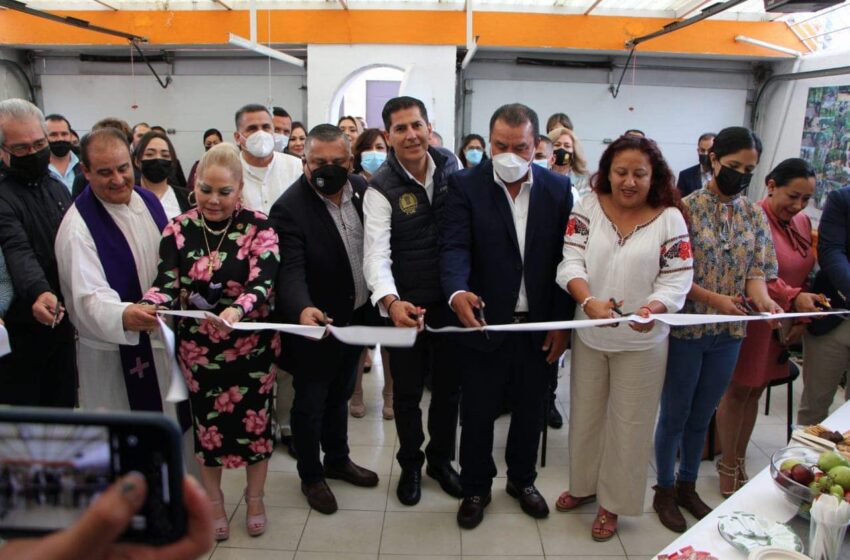  Inaugura diputada Margarita López  refugio para familias desplazadas