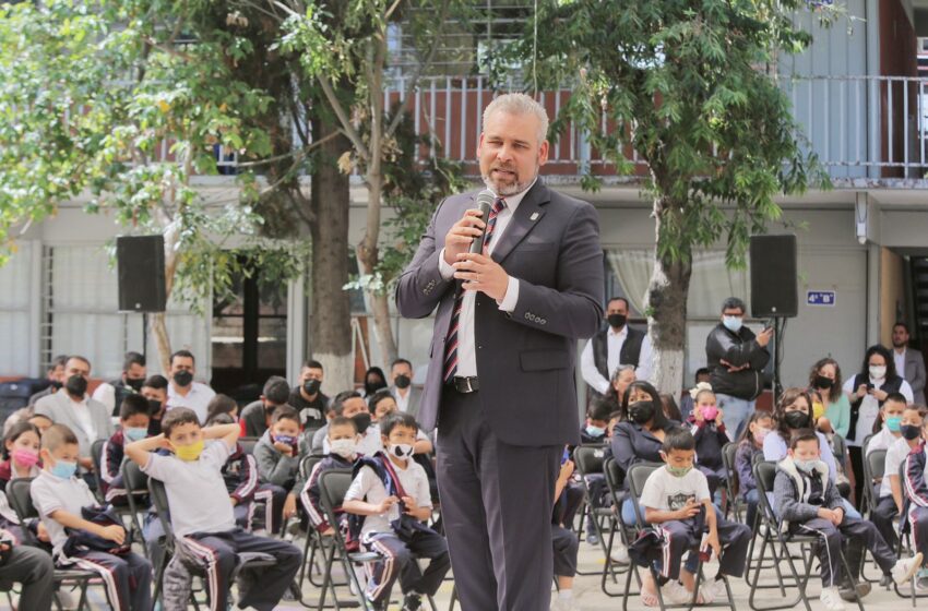  Reactiva Bedolla Escuelas de Tiempo Completo en Michoacán