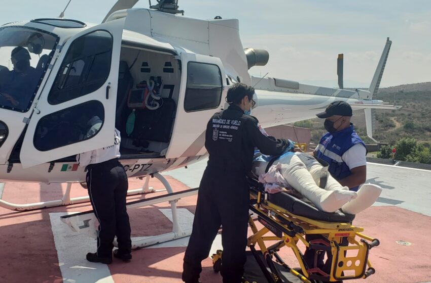 Helicópteros ya no son lujo de funcionarios, ahora sirven a la población: Bedolla