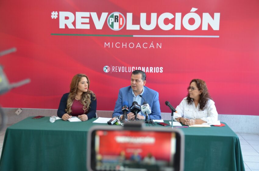  Con seis meses en el poder, al gobierno se le acabaron los pretextos: PRI Michoacán