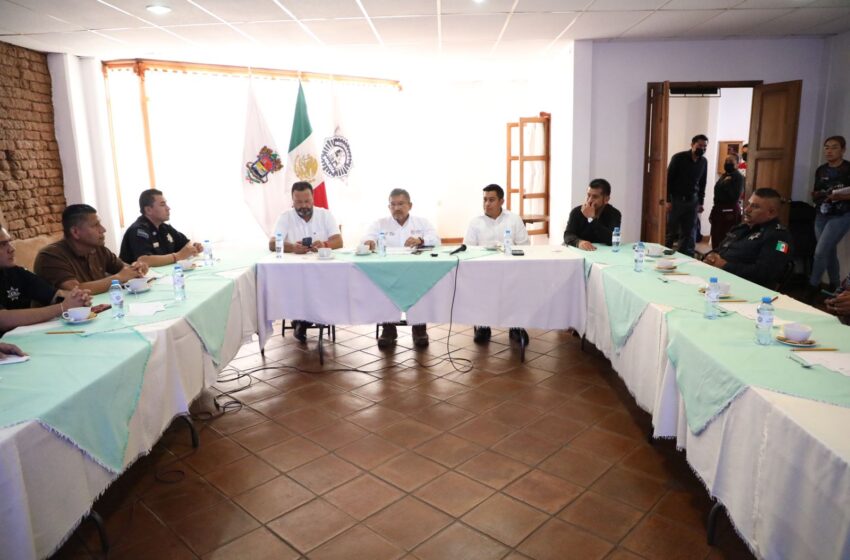  Acciones de seguridad conjuntas entre Estado y Municipio, una prioridad para la SSP