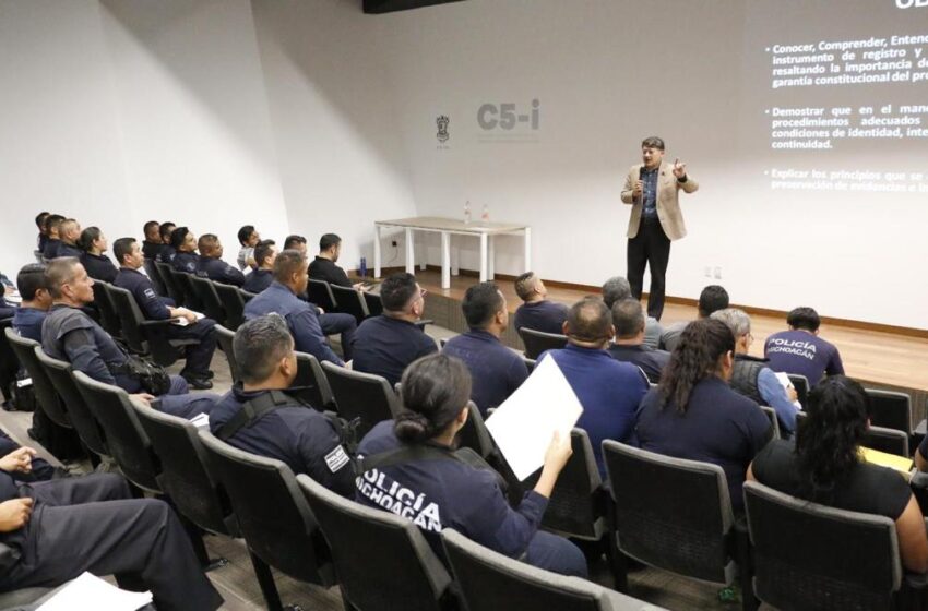  Elementos de la SSP reciben capacitación para la mejora de prácticas del Primer Respondiente