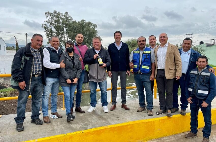  Reconocen transportistas de la Ruta Gris, voluntad de Alfonso Martínez para construir puente en dren Barajas