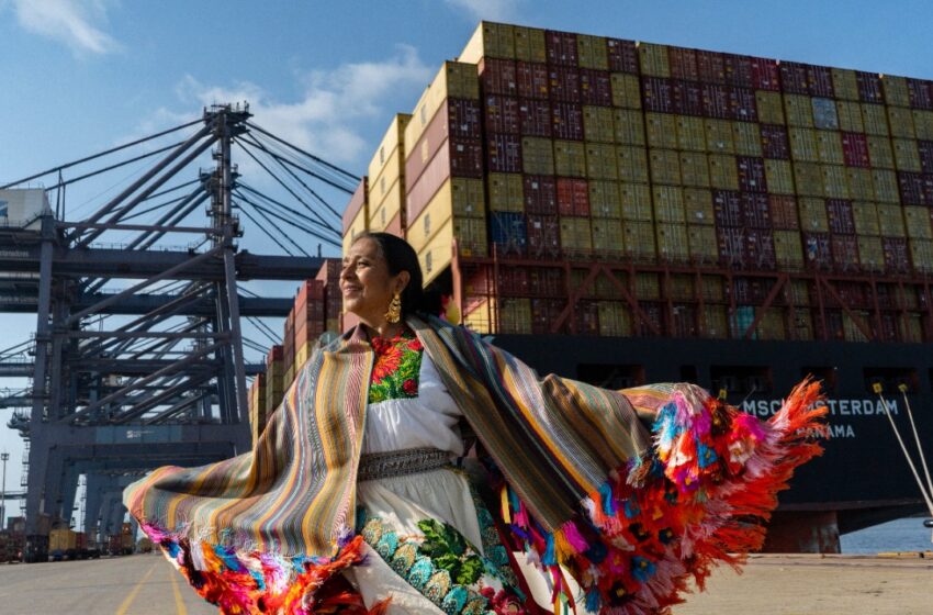 Regresa a Lázaro Cárdenas el gigante; es el único puerto del Pacífico mexicano que lo puede recibir