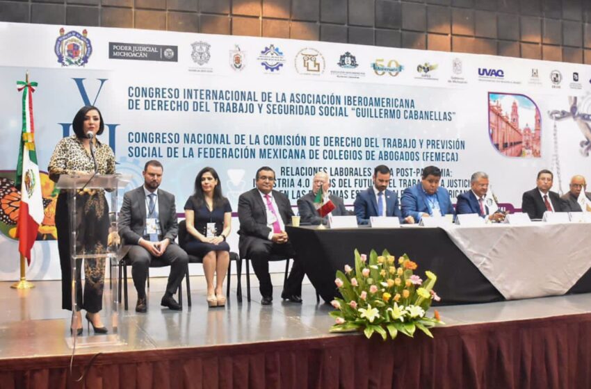 Congreso de Michoacán, comprometido con el nuevo sistema de justicia laboral: Adriana Hernández