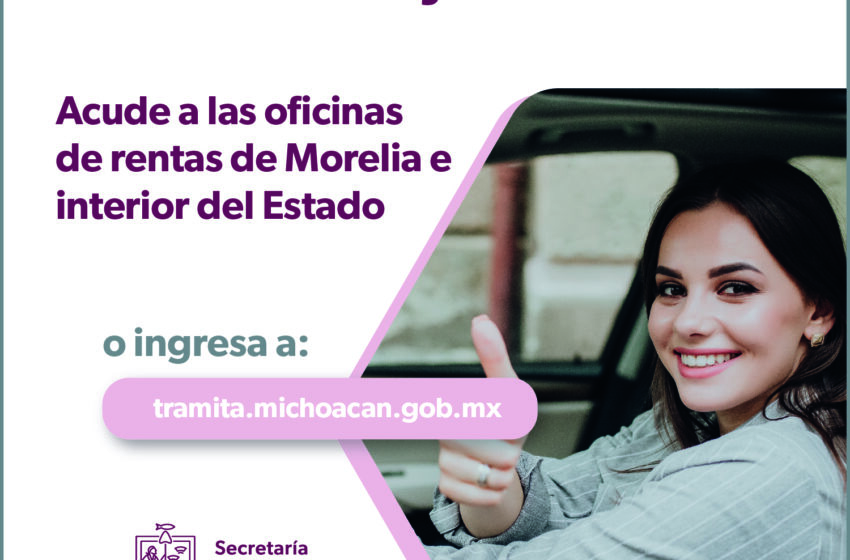  SFA, exhorta a ciudadanos a cumplir con trámite de pago y canje de placas vehiculares