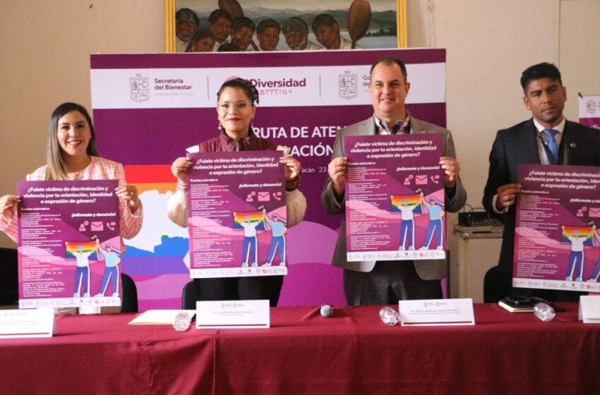  Impulsa Bienestar campaña estatal contra la Discriminación y Violencia hacia la Población LGBTTTIQ+