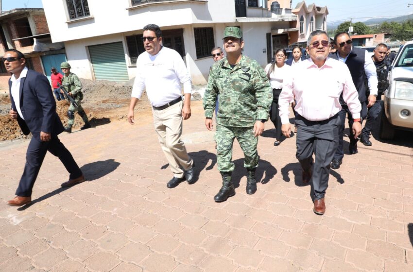  Titular de la SSP supervisa instalaciones para posible destacamento de seguridad en Opopeo