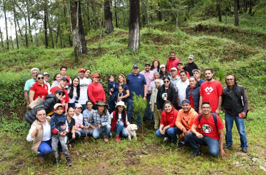  Arranca PRI Michoacán reforestación en San Miguel del Monte