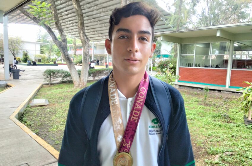  Alumno de Conalep gana medalla de oro en Juegos Nacionales de la Conade