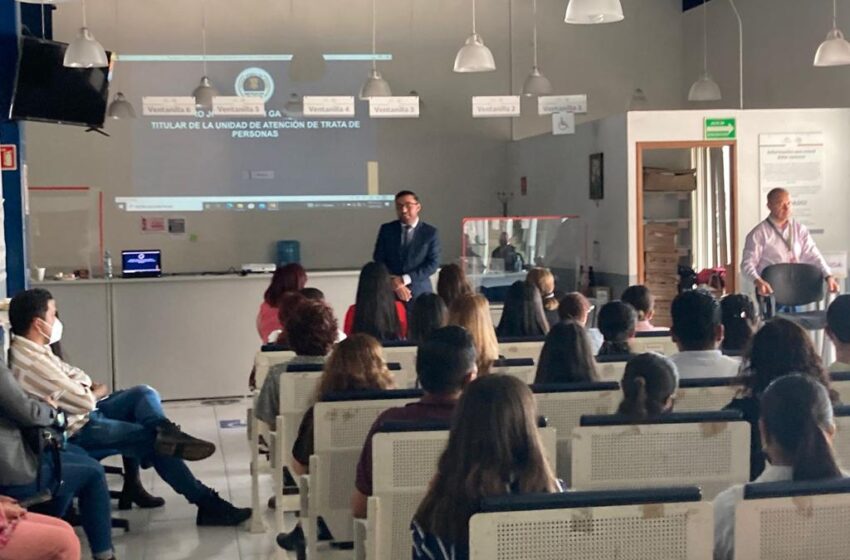 Imparte FGE, capacitación en materia de Trata de personas a personal de la Secretaría de Relaciones Exteriores