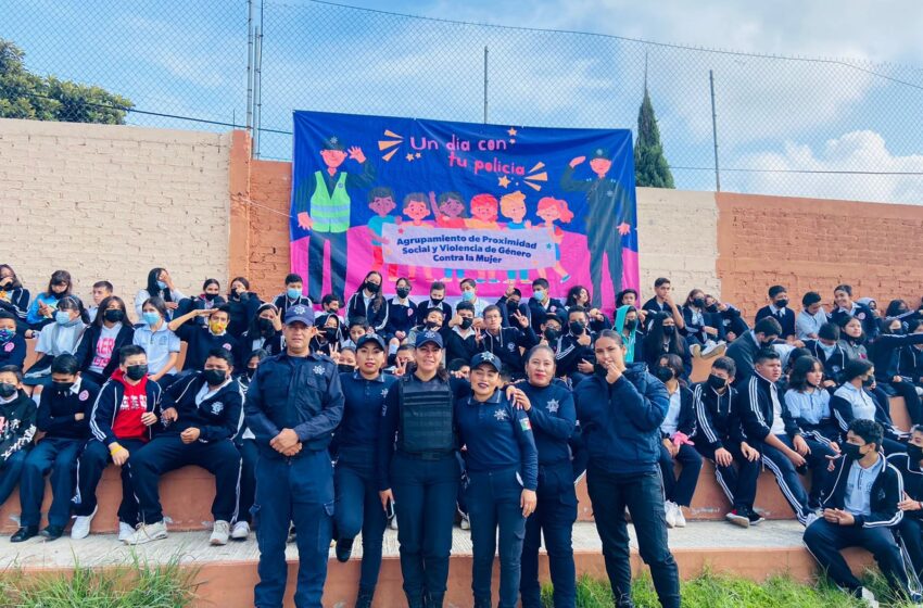 SSP presenta taller “Un día con tu Policía”, en secundaria de Morelia