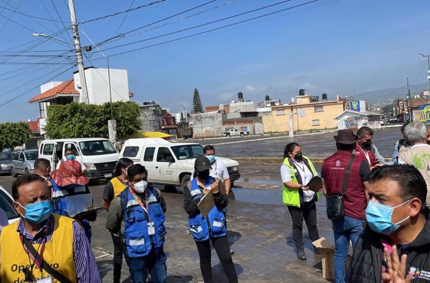  Implementa gobierno de Morelia operativo sanitario tras las tormentas de este miércoles