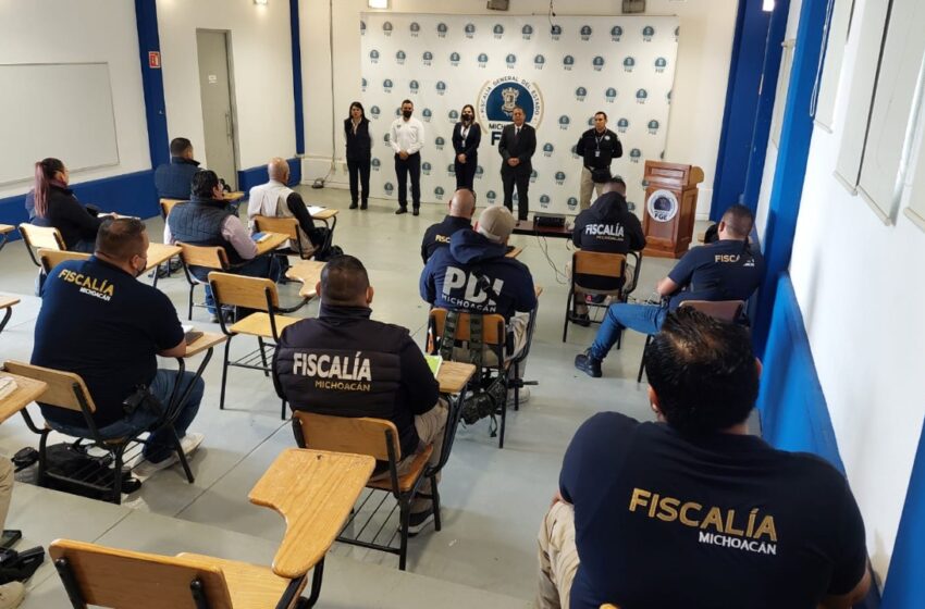  Imparte Fiscalía General Taller Especializado en Protección a Personas Intervinientes