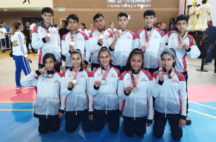 Continúa taekwondo michoacano con la cosecha de medallas en Sinaloa