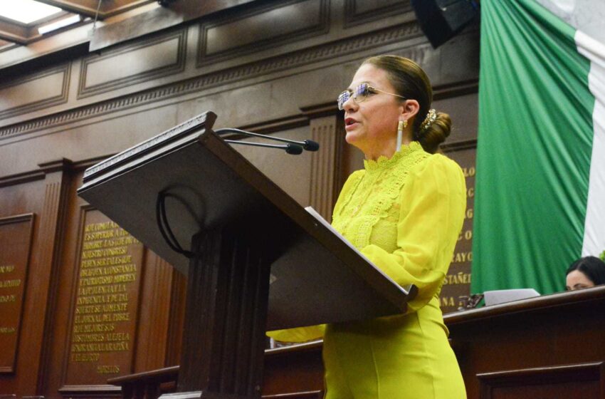 Niñez michoacana en el olvido: Dip. Luz María García