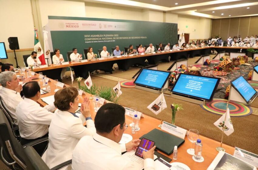  Fortalecer acciones para lograr la pacificación del país, acuerdo de la Conferencia Nacional de Secretarios de Seguridad Pública