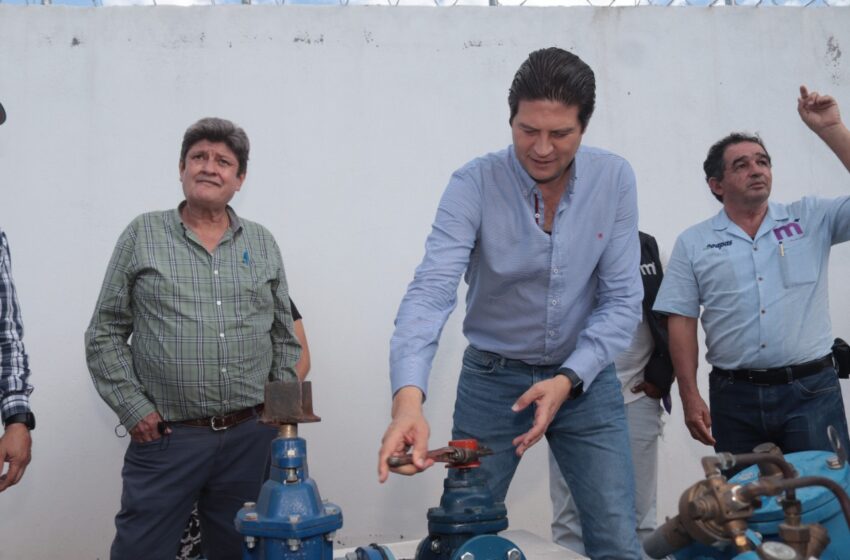  Con grandes obras se garantizará el agua potable por muchos años: Alfonso Martínez