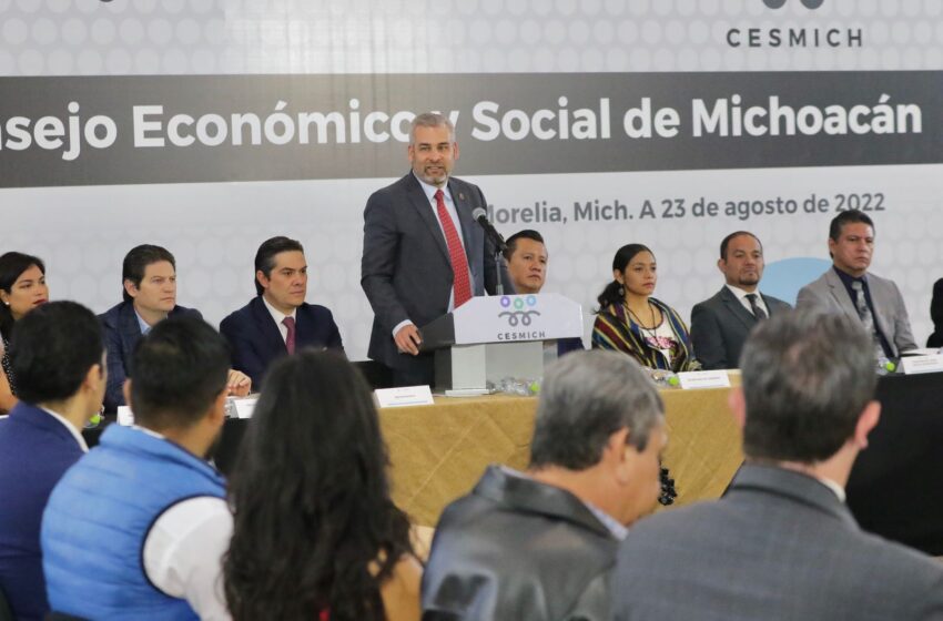  Llama Bedolla a integrantes del CESMICH a trabajar en unidad en beneficio del estado