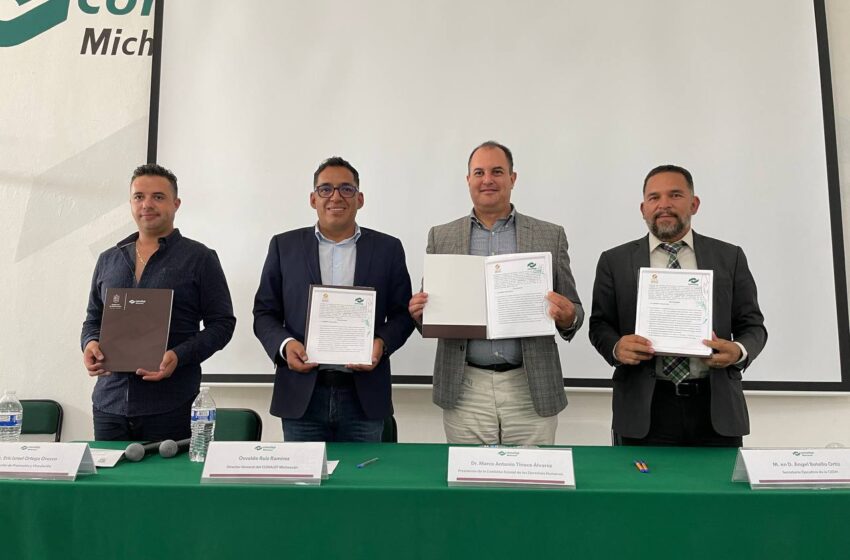  Conalep signa convenio con CEDH