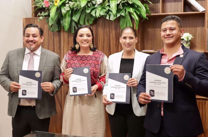 Presenta diputada Ivonne Pantoja primer informe de Comisión de Derechos Humanos