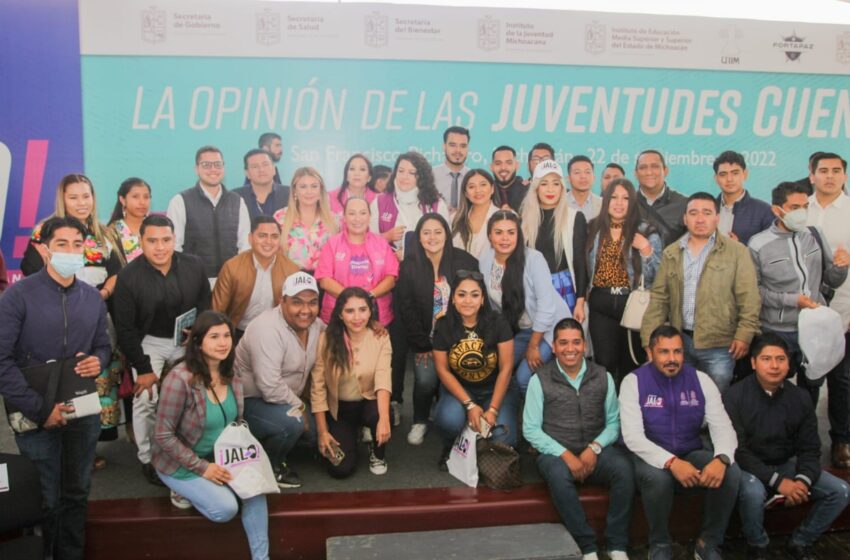 Realizan tercer foro de consulta juvenil ¡Jalo! a Transformar Michoacán