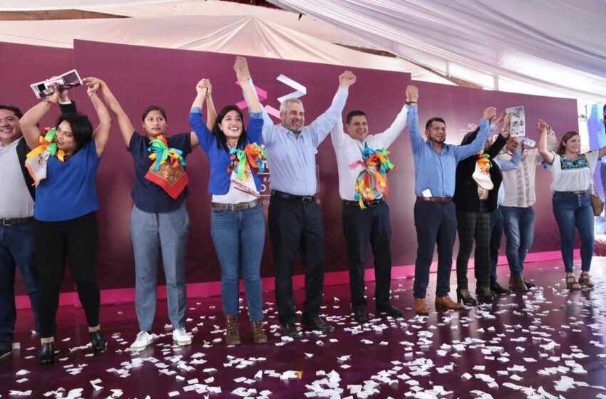 Reafirma Bedolla respaldo a comunidades indígenas en informe regional de Uruapan