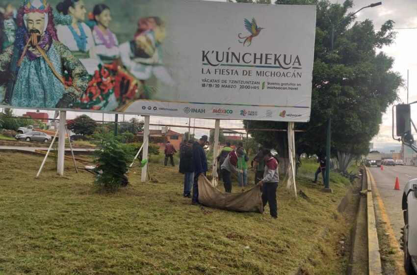 Gobierno de Morelia realiza mantenimiento preventivo en Libramiento Poniente