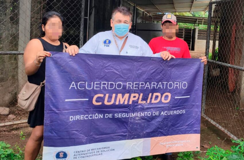  En Lázaro Cárdenas, restituye CMASC inmueble a mujer víctima del delito de despojo