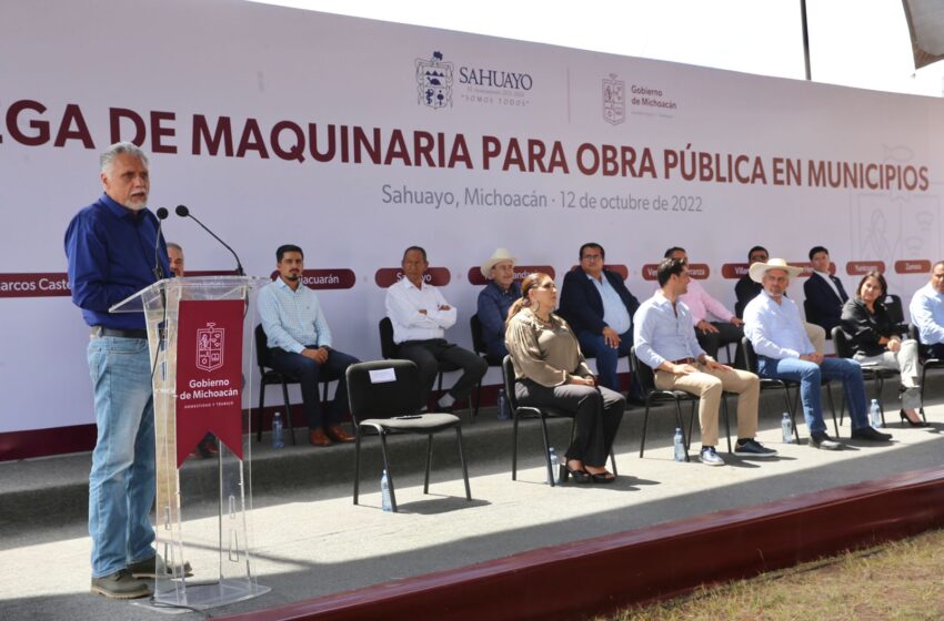  Entrega SCOP maquinaria en regiones Lerma-Chapala y Bajío