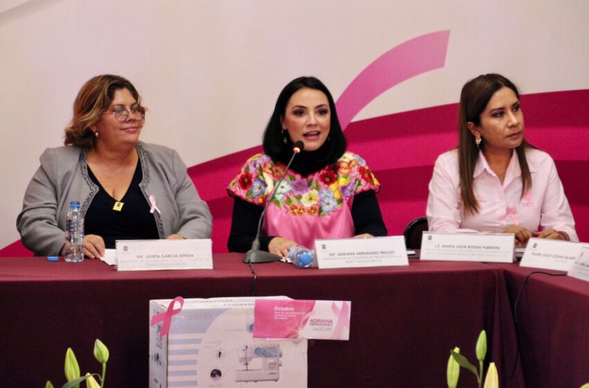  Adriana Hernández inicia actividades por el mes de sensibilización contra el cáncer de mama
