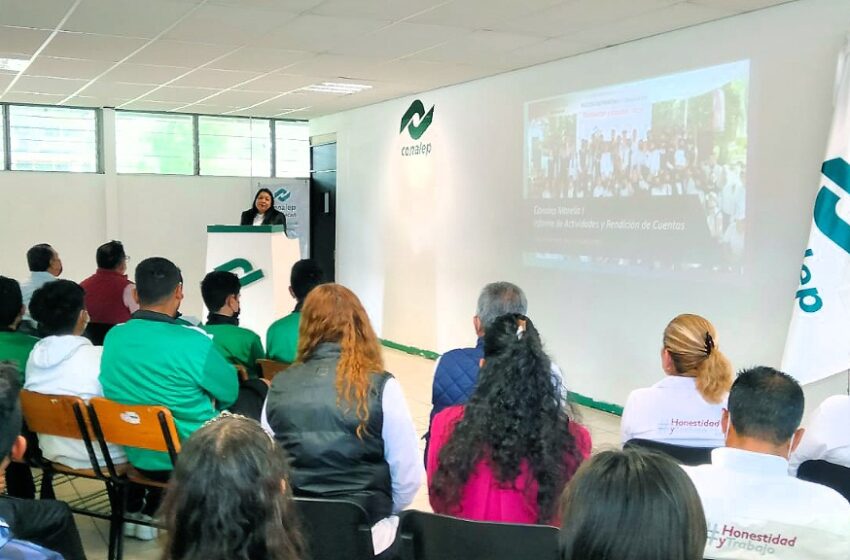 Planteles de Conalep Michoacán rinden cuentas