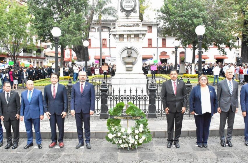  A defender la Nación con las mismas agallas que lo hicieron los Mártires de Uruapan: Julieta García Zepeda