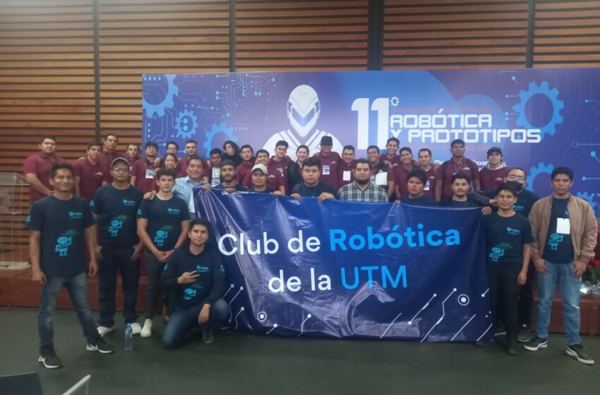  Ganan alumnos de la UTM segundo lugar en encuentro de robótica
