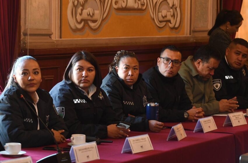  Encabeza alcalde reunión semanal de evaluación con mandos policiales