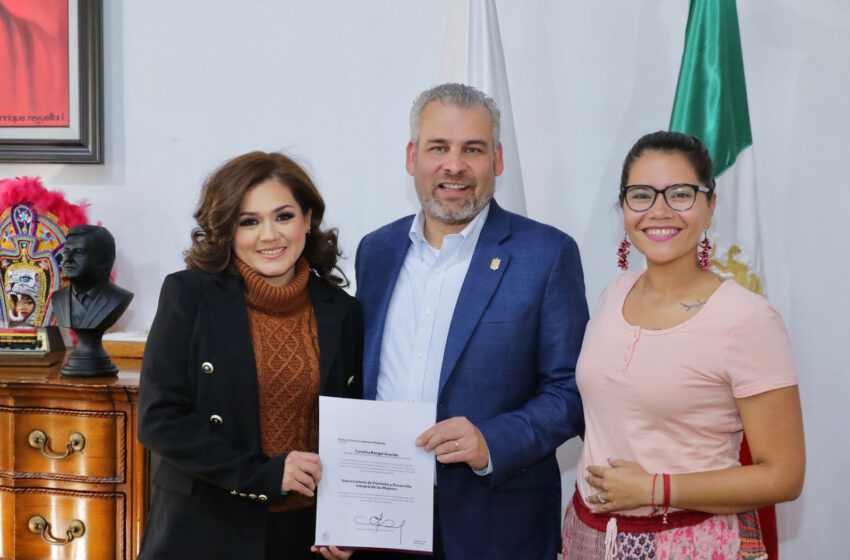 Nombra Bedolla a nuevos titulares de Icatmi e Ijumich