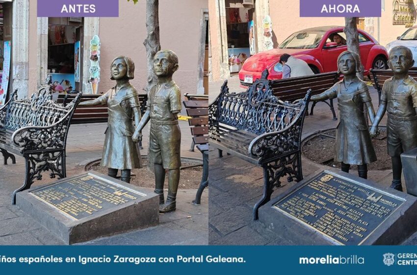  Gobierno Municipal restaura monumentos en Centro Histórico