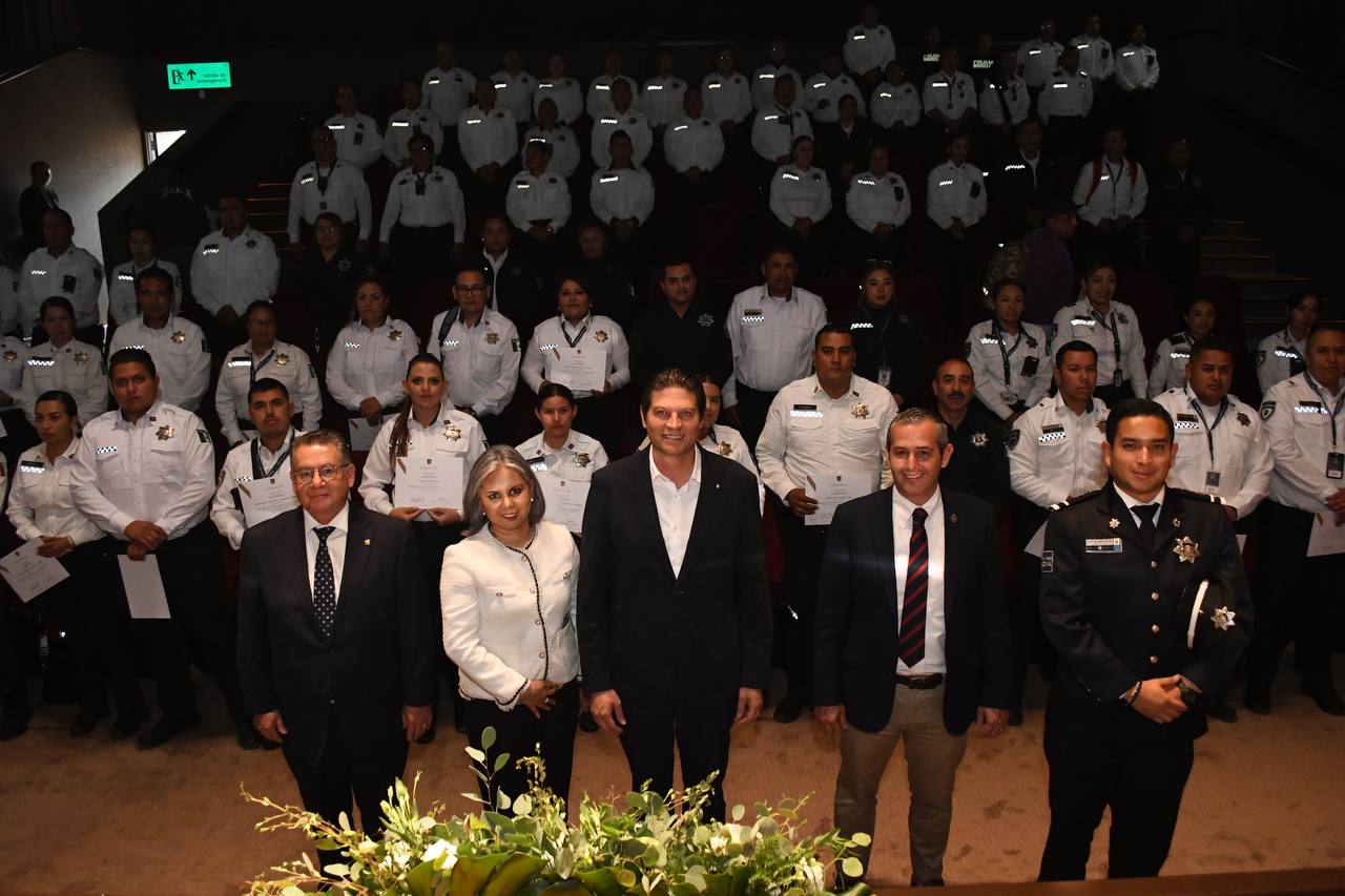  Refuerza Policía Morelia su formación académica