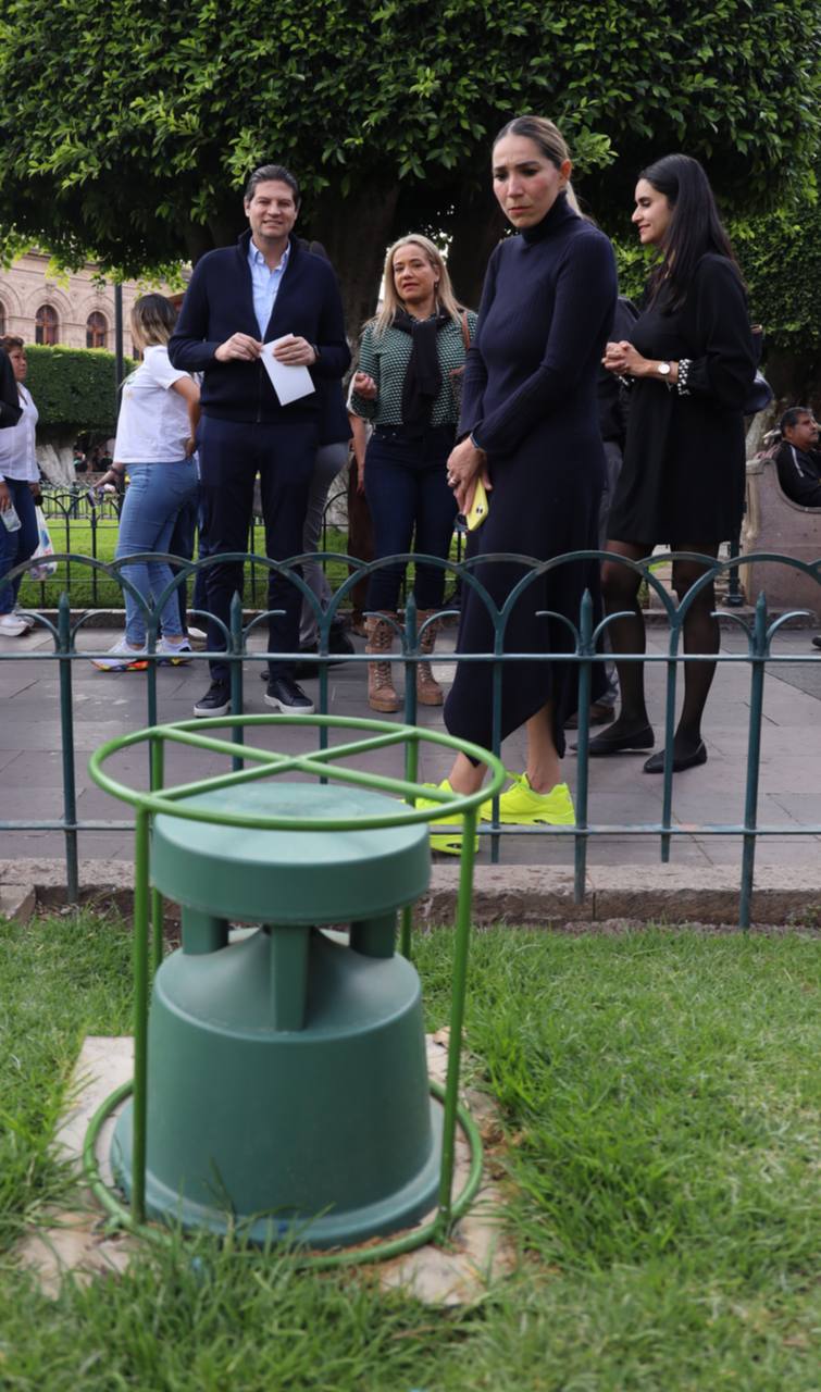 Con actividades educativas y artísticas, inaugura Alfonso Martínez la sonorización en Plaza de Armas