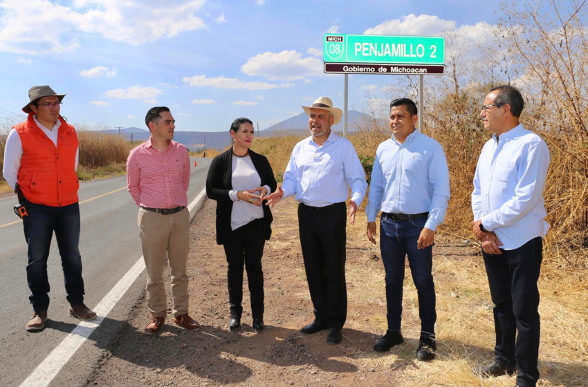  Gobierno de Michoacán rehabilita camino estratégico en región Bajío