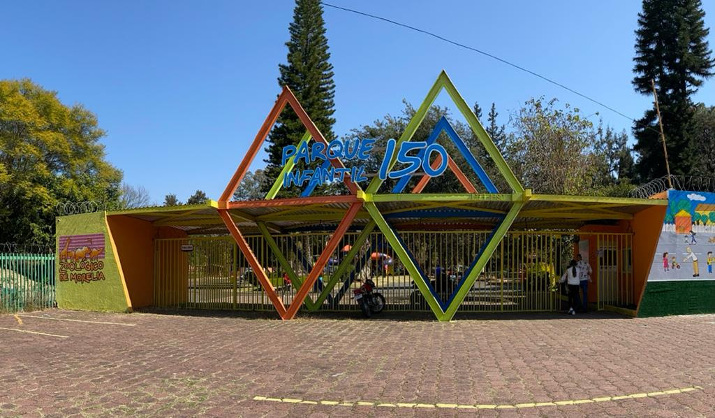  Acceso al Parque 150 de Morelia, por calle Ignacio Chávez