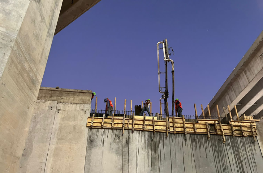 Avanzan obras en distribuidores de las salidas a Salamanca y Mil Cumbres, en Morelia: SCOP