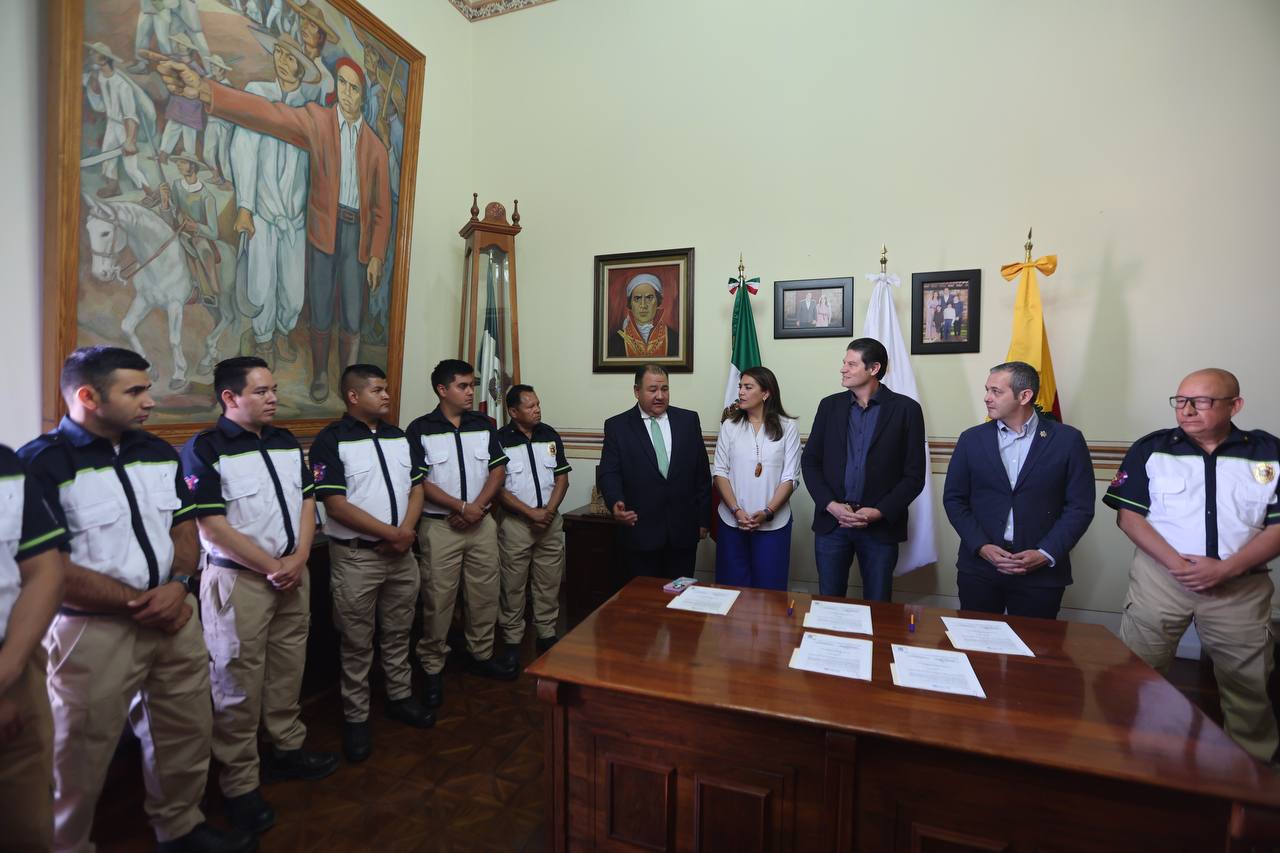  Ayuntamiento signa convenio para fortalecer atención prehospitalaria