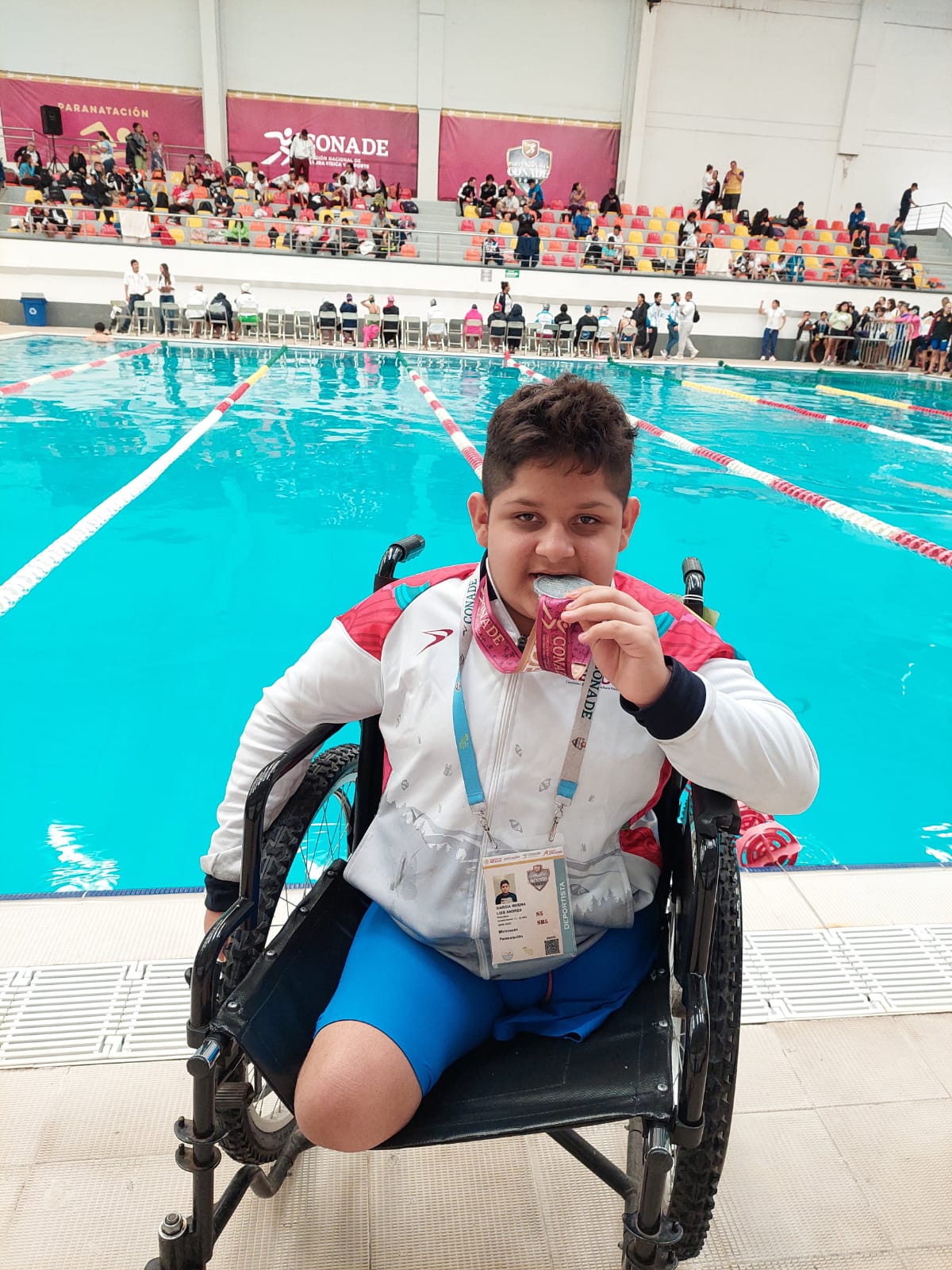  Yamil de Jesús Higareda, un ejemplo sobre silla de ruedas