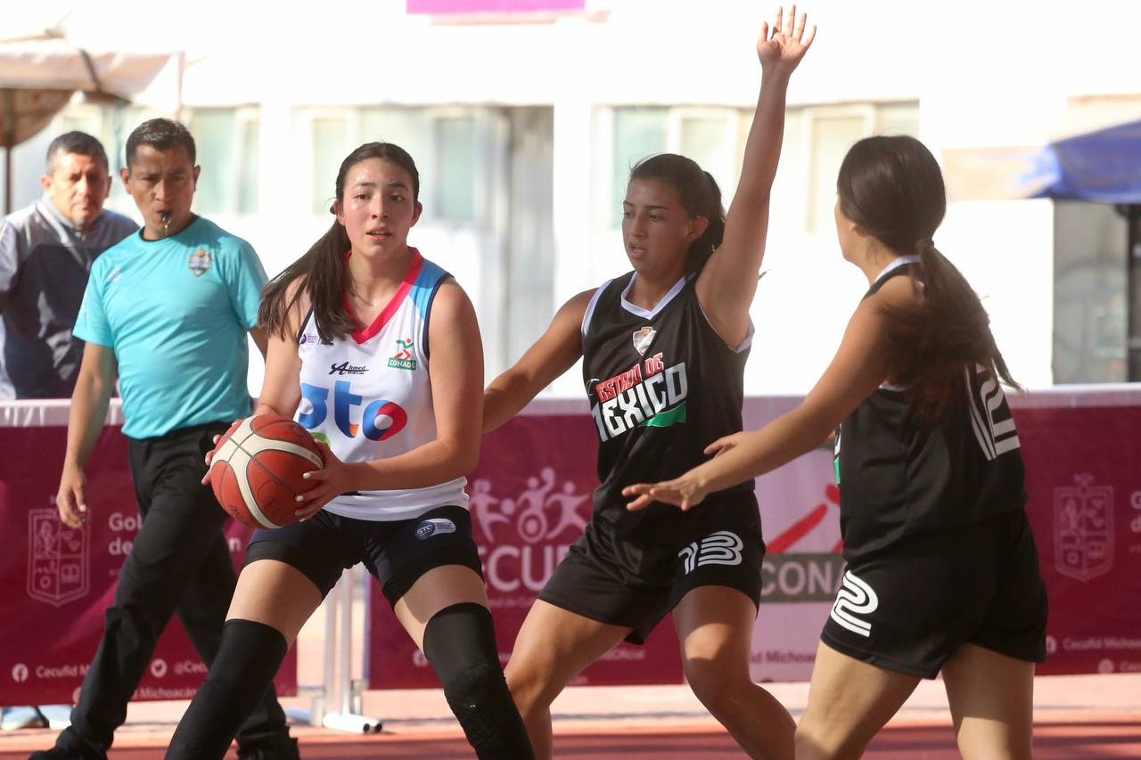 Dominan CDMX y Guanajuato el Macro Regional de Básquetbol en Michoacán