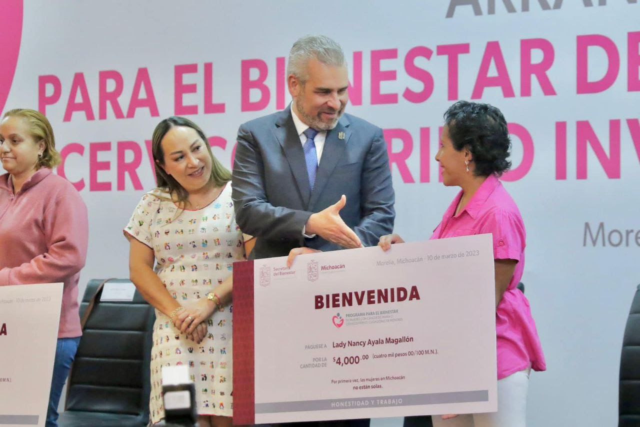  Cubre programa de ayuda a mujeres con cáncer más de 30 municipios de Michoacán