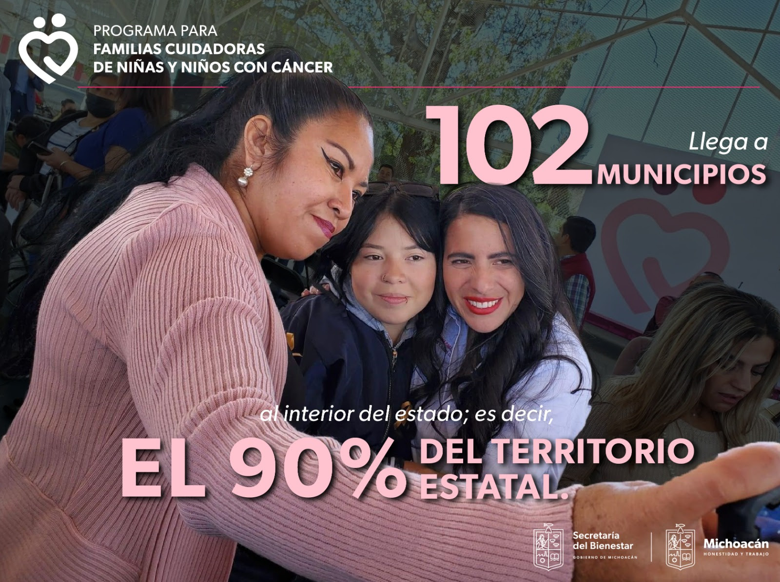 Cubre 90% de Michoacán, programa de familias cuidadoras de menores con cáncer